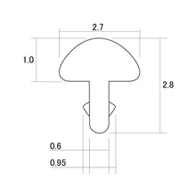 Load image into Gallery viewer, NEW Hosco 24 pcs Pre-Cut MEDIUM-JUMBO Guitar FretWire Phosphor Bronze 10&quot; Radius