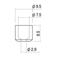 Load image into Gallery viewer, NEW (6) String Bushings Flush Fit Smooth Guitar Body Ferrules 3/8&quot; Tele - GOLD