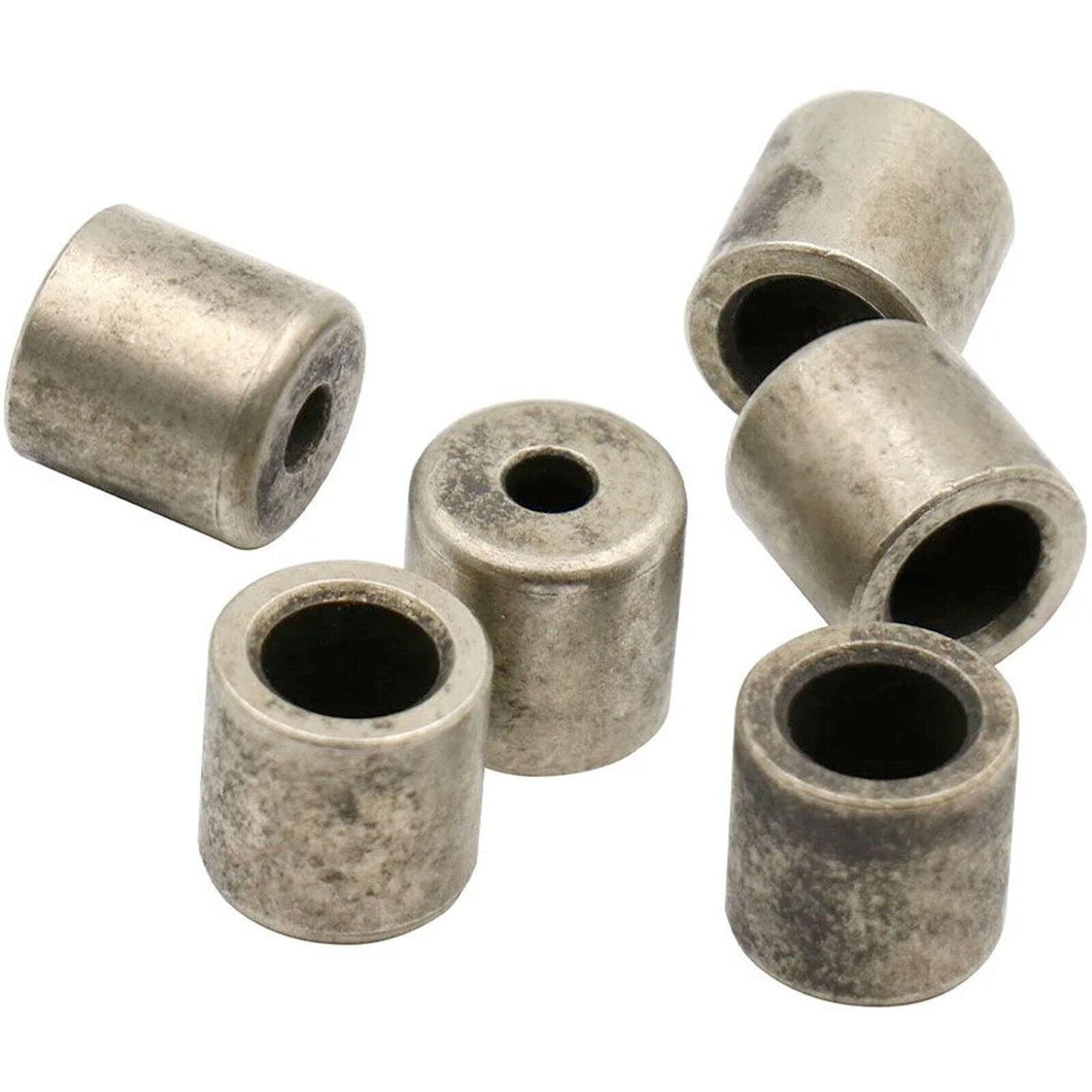 NEW (6) String Bushings Flush Fit Smooth Guitar Body Ferrules 3/8