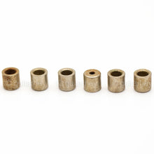 Load image into Gallery viewer, NEW (6) String Bushings Flush Fit Smooth Guitar Body Ferrules 3/8&quot; Tele - AGED N