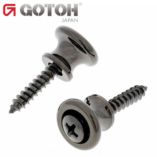 NEW Gotoh EP-B1 End Pins Small Strap Button for Guitar & Bass - COSMO BLACK