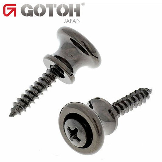 NEW Gotoh EP-B1 End Pins Small Strap Button for Guitar & Bass - COSMO BLACK