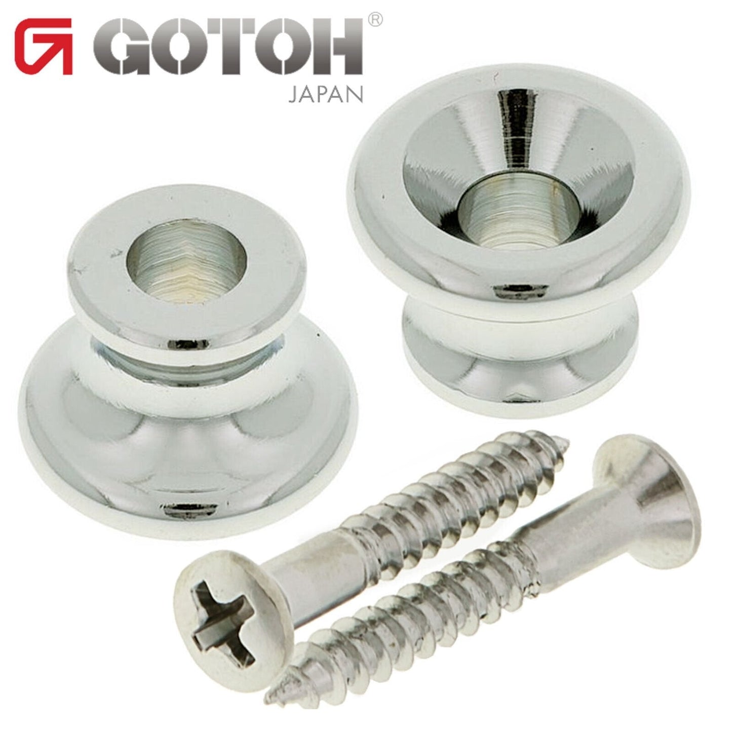 NEW Gotoh EP-B1 End Pins Small Strap Button for Guitar & Bass - NICKEL