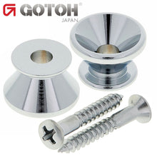 Load image into Gallery viewer, NEW Gotoh EP-B2 End Pins Strap Button for Fender® Guitar &amp; Bass - CHROME