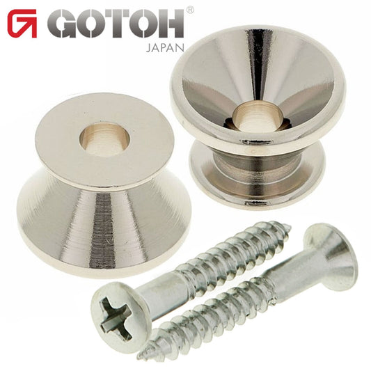 NEW Gotoh EP-B2 End Pins Strap Button for Fender® Guitar & Bass - NICKEL