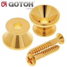 Load image into Gallery viewer, NEW Gotoh EP-B2 End Pins Strap Button for Fender® Guitar &amp; Bass - GOLD
