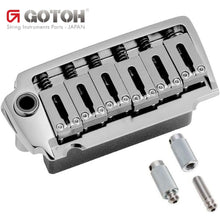 Carregar imagem no visualizador da galeria, NEW Gotoh EV510T-FE Non-locking 2 Point Tremolo Bridge w/ 37mm Block - CHROME