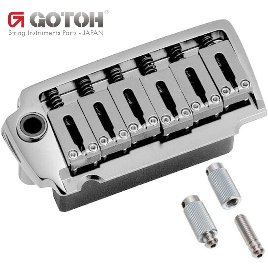 NEW Gotoh EV510T-FE Non-locking 2 Point Tremolo Bridge w/ 37mm Block - CHROME