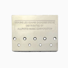 Load image into Gallery viewer, NEW Leo Quan® Badass II™ 4-String Bass Bridge - Grooved Saddles - NICKEL