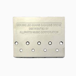 NEW Leo Quan® Badass II™ 4-String Bass Bridge - Grooved Saddles - NICKEL