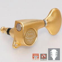 Load image into Gallery viewer, NEW Gotoh SGL510Z-L5 L3+R3 Tuners Set 1:21 Gear Ratio 3x3 - SATIN GOLD