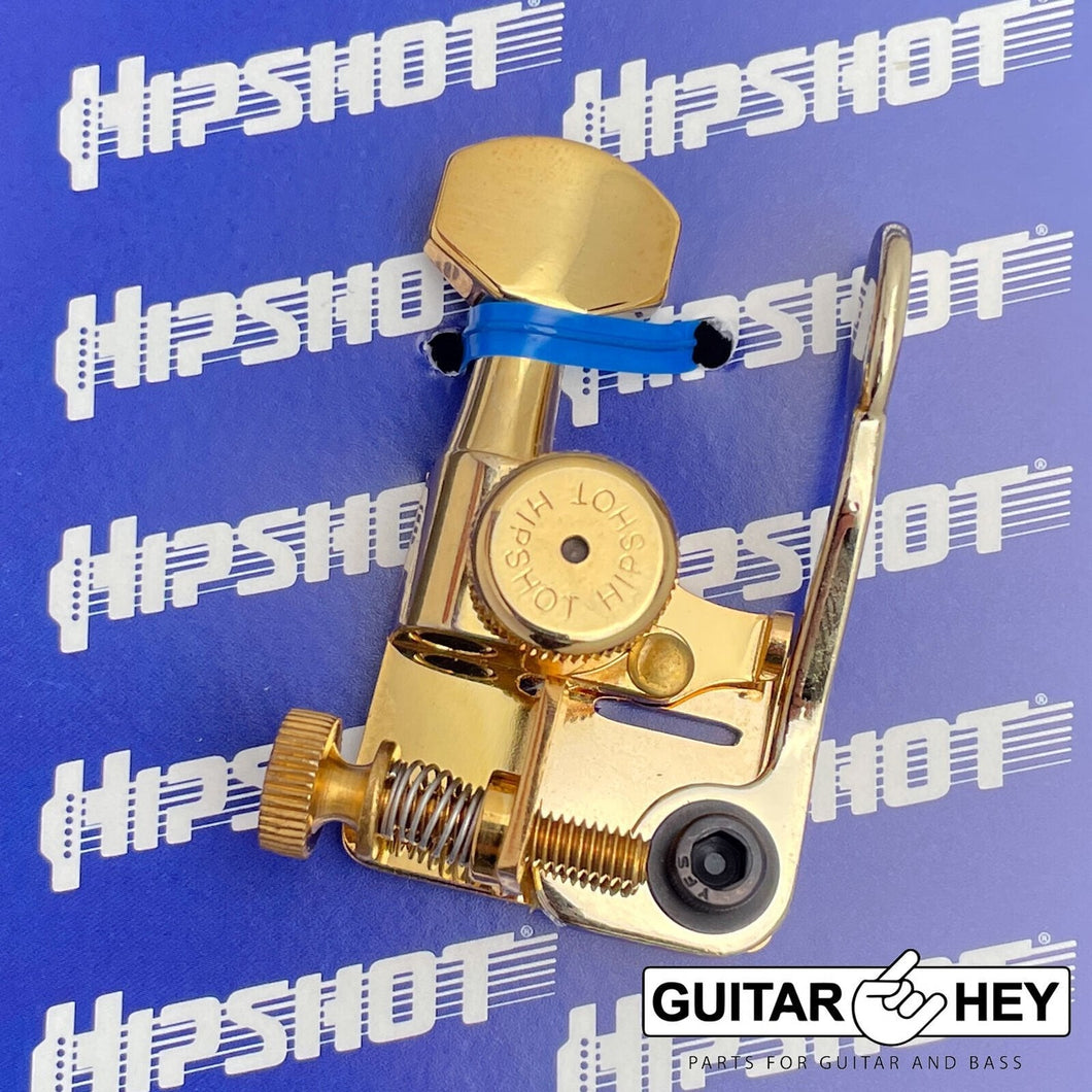 NEW Hipshot GT2 Guitar Xtender Key Extender Detuner LOCKING Drop E to D - GOLD