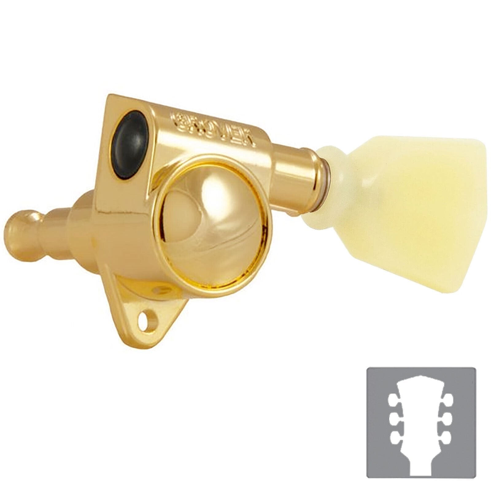 NEW Grover 102 Rotomatic Tuners Plastic Keystone Buttons Fits Gibson 3 ...