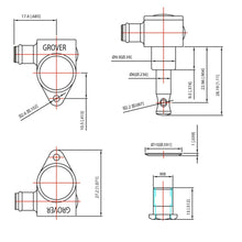 Carregar imagem no visualizador da galeria, NEW Grover 102 Rotomatic Tuners Plastic Keystone Buttons Fits Gibson 3x3 - GOLD