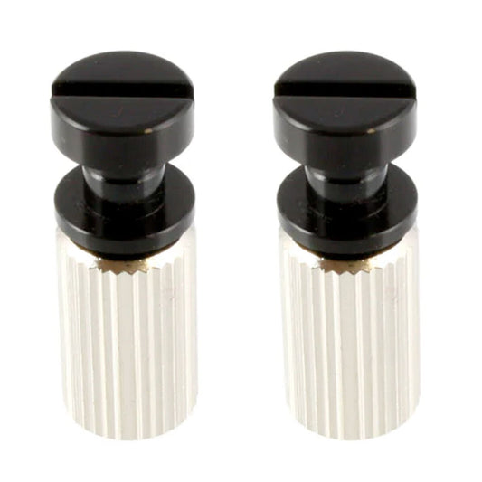 NEW (2) Black Studs and Anchors for Stop Tailpiece USA Gibson® SAE - TP-0455-003