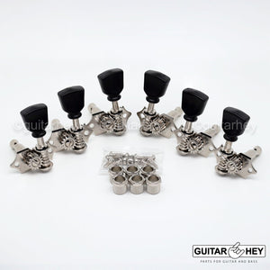 NEW Gotoh SE700-SLB OPEN-GEAR Tuning Keystone Keys Tulip 3x3 Tuners - NICKEL