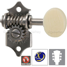 Load image into Gallery viewer, NEW Gotoh SE700-M5 OPEN-GEAR Tuning Small Ivory Buttons 3x3 Tuners - X-NICKEL