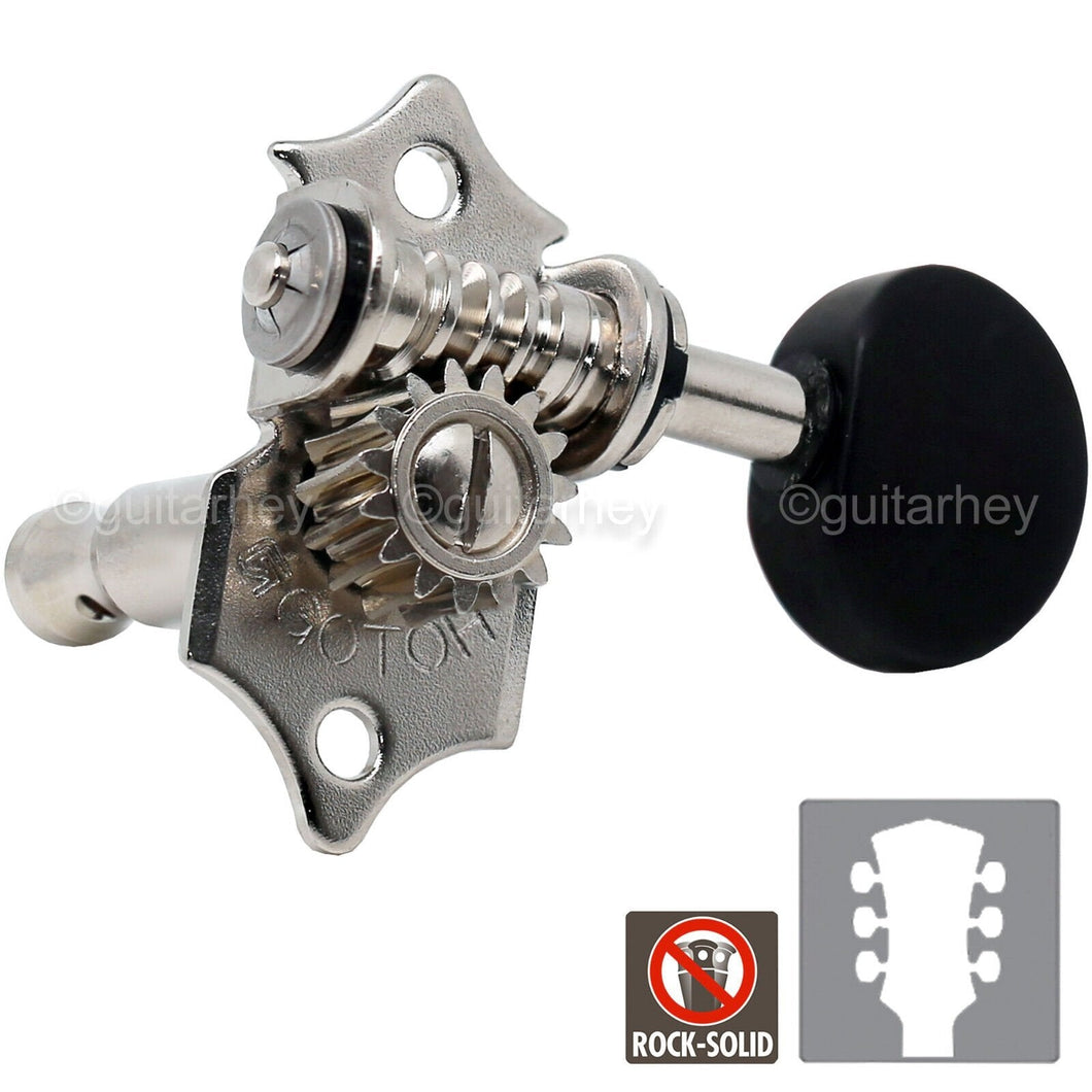 NEW Gotoh SE700-B5 OPEN-GEAR Tuning SET w/ Small Buttons 3x3 Tuners - NICKEL