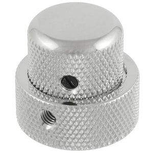 (1) Stacked Knob for '62 Jazz Bass/CTS Stack Pot fit USA Stacked Pots - CHROME