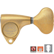 Load image into Gallery viewer, NEW Gotoh SGV510Z-L5 L3+R3 Tuners 21:1 Gear Ratio LARGE Buttons 3x3 GOLD SATIN