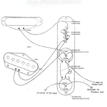 Carregar imagem no visualizador da galeria, NEW Wiring Kit for Telecaster® 3-Way CRL Switch CTS 250K .033mfd Cloth Wire