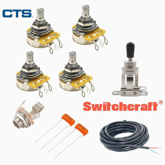 NEW Wiring Kit for Epiphone® Toggle Switch, CTS 500K .022 MFD - 2 Conductor Wire