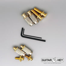 Carregar imagem no visualizador da galeria, NEW Hipshot 6 String Tone-A-Matic Guitar Bridge and Tailpiece Notched - GOLD