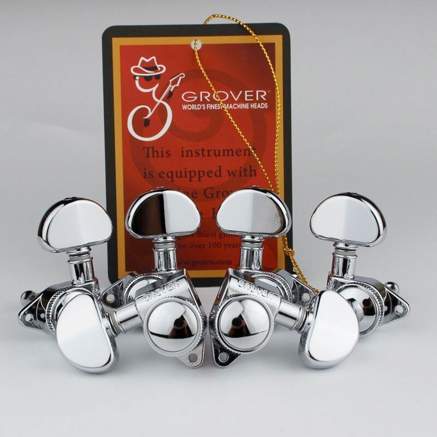 NEW Grover 502C LOCKING Tuners 3x3 for Modern Gibson Les Paul SG - CHROME