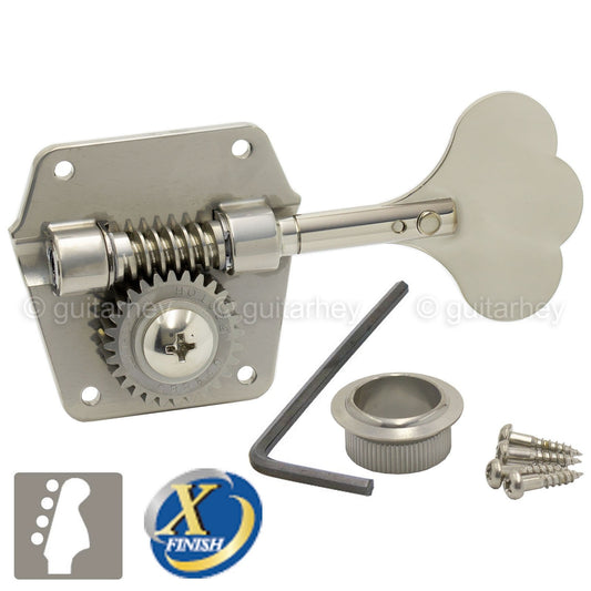 Gotoh GBR640-XN 4 In-Line Res-O-Lite Lightweight Bass Tuners - ANTIQUE X-NICKEL