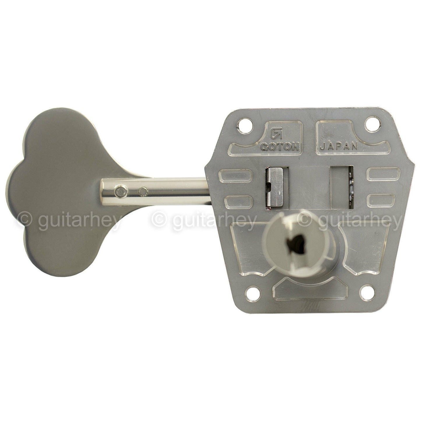 Gotoh GBR640-XN 4 In-Line Res-O-Lite Lightweight Bass Tuners - ANTIQUE X-NICKEL