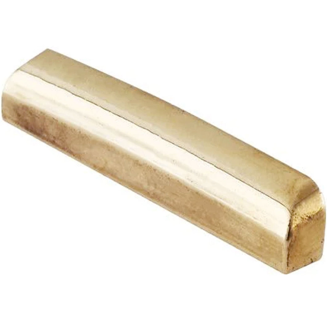 NEW 41mm Unslotted BLANK Brass Nut For Guitar, Angled Top, Curved Sides, 1-5/8
