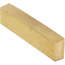 Load image into Gallery viewer, NEW 41.5mm Unslotted BLANK Brass Nut For Guitar, Angled Top, Flat Bottom