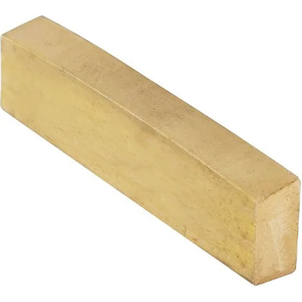 NEW 41.5mm Unslotted BLANK Brass Nut For Guitar, Angled Top, Flat Bottom