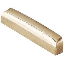 Load image into Gallery viewer, NEW 42mm Unslotted BLANK Brass Nut For Guitar, Angled Top, Curved Sides