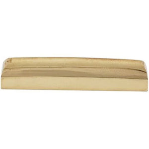 NEW 42mm Unslotted BLANK Brass Nut For Guitar, Angled Top, Curved Sides