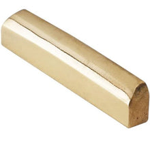 Load image into Gallery viewer, NEW 43mm Unslotted BLANK Brass Nut For Guitar, Angled Top, Flat Sides/Bottom