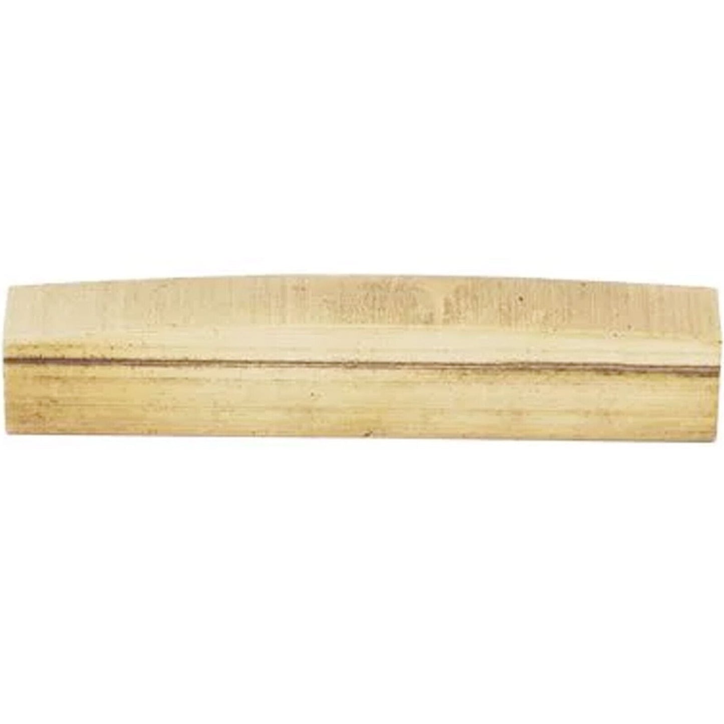 NEW 43.5mm Unslotted BLANK Brass Nut For Guitar, Curved Angled Top - Flat Bottom