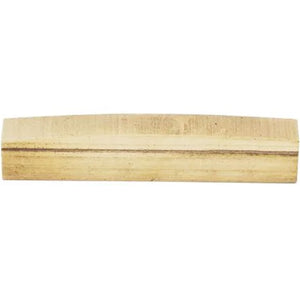NEW 43.5mm Unslotted BLANK Brass Nut For Guitar, Curved Angled Top - Flat Bottom