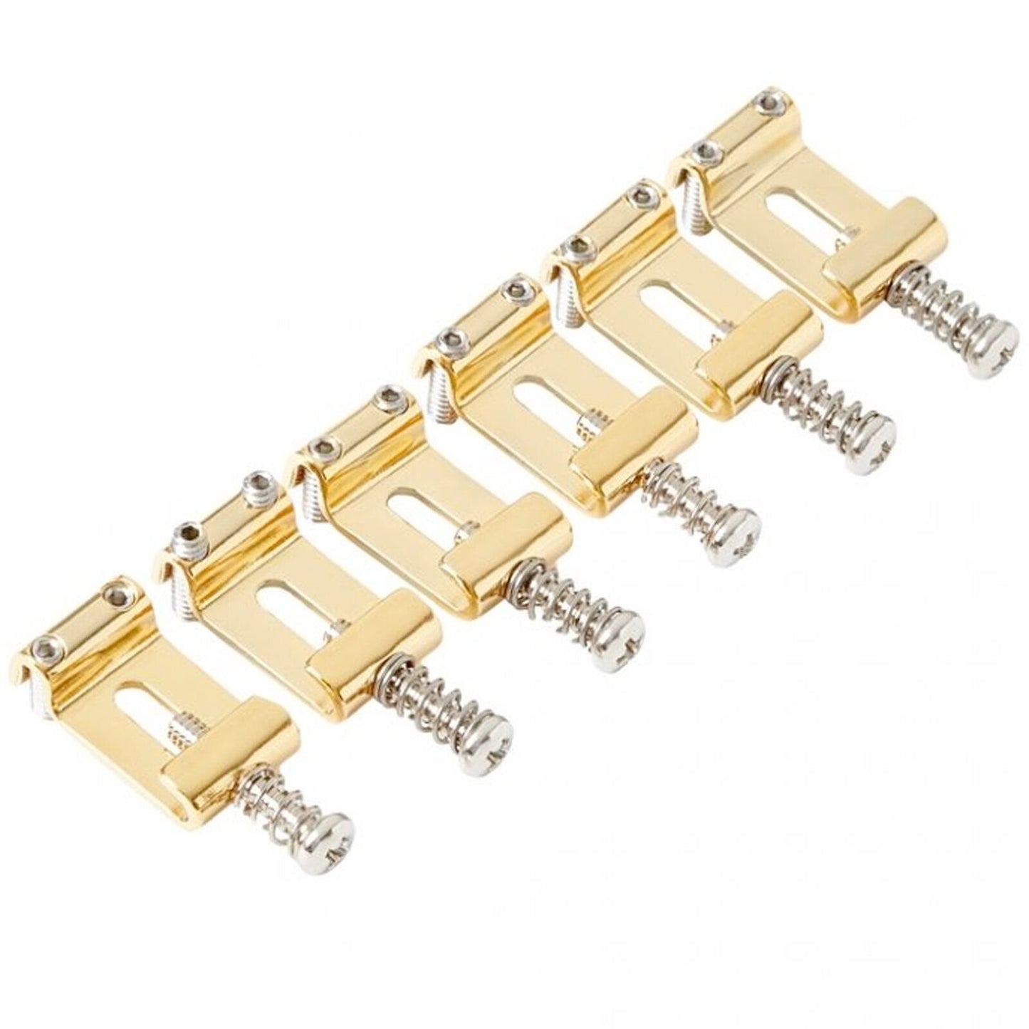 NEW Gotoh S188 Vintage Tremolo Bridge Saddles Set for Strat / Tele - GOLD