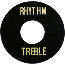 Load image into Gallery viewer, NEW Les Paul Selector Switch Plastic Plate MIJ Toggle Cover Treble Rhythm BLACK