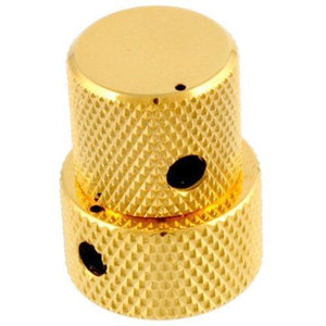 NEW Gotoh VK15T / VK18T Mini Stacked Concentric Knob Fit EMG Bartolini - GOLD