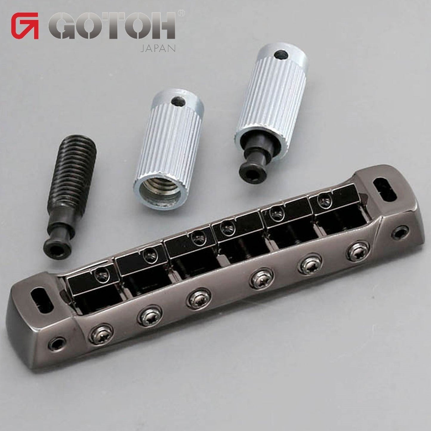 NEW Gotoh 510FB Tunematic w/ Studs - Tune-o-matic bridge - COSMO BLACK