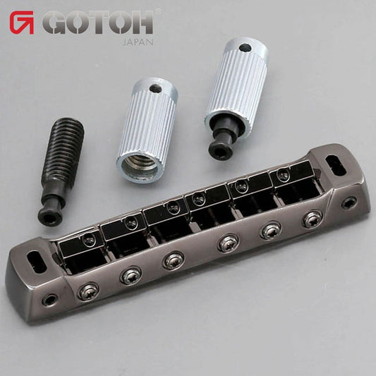 NEW Gotoh 510FB Tunematic w/ Studs - Tune-o-matic bridge - COSMO BLACK
