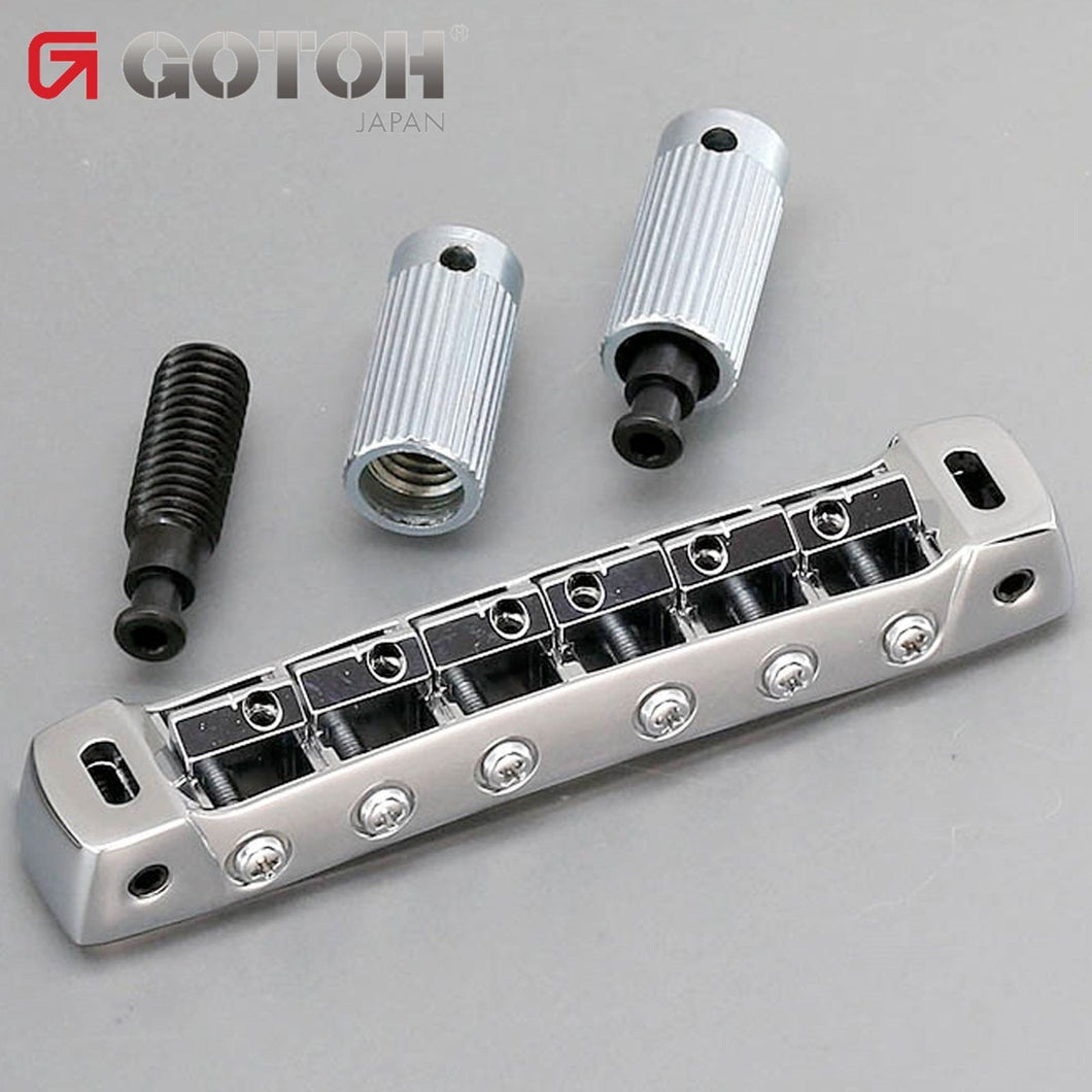 Gotoh 510FB Tunematic w/ Studs - Tune-o-matic bridge - 10.5mm Spacing - CHROME