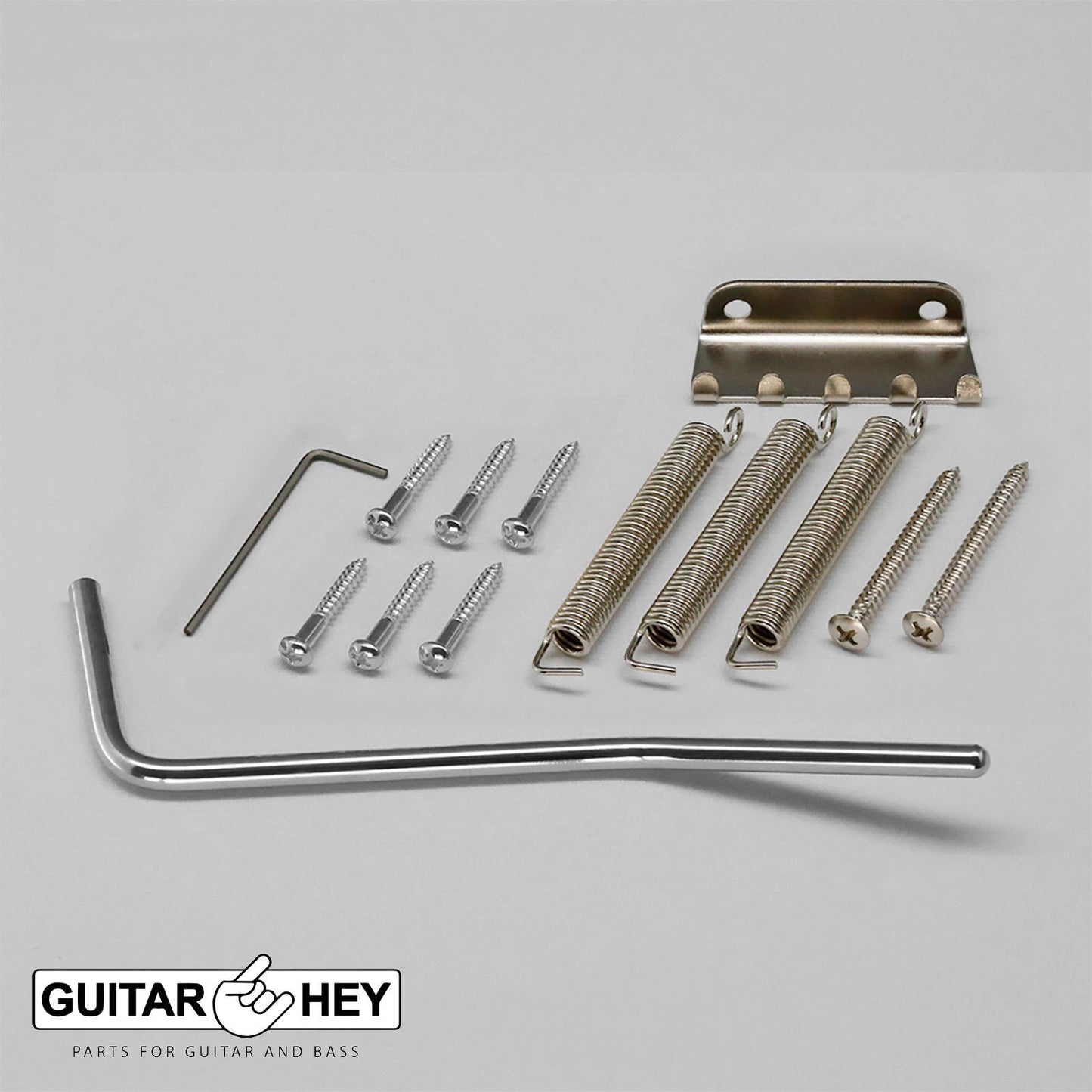 NEW Gotoh 510TS-SF2 Non-locking Tremolo Steel Saddles Bridge w/ Screws - CHROME
