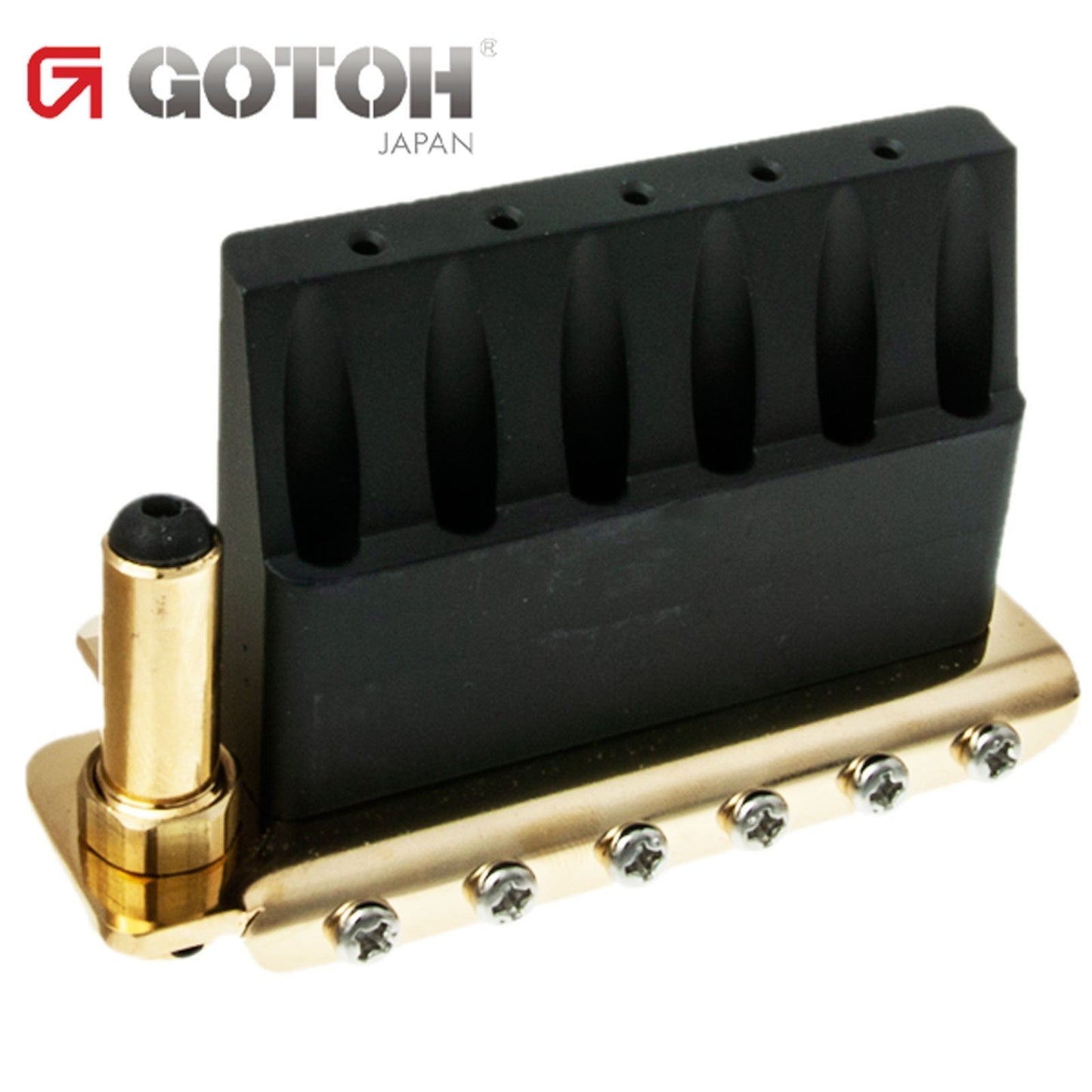NEW Gotoh 510T-BS1 Non-locking 2 Point Tremolo Bridge w/ Hardware - GOLD