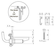 Load image into Gallery viewer, NEW Gotoh 510T-SF2 Non-locking Tremolo Bridge Steel Saddles w/ Screws - CHROME