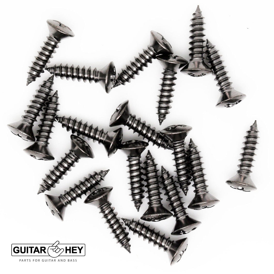 (20) Pickguard Plate/Cover Screws for Fender Phillips Head #4 x 1/2