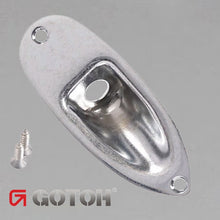 Carregar imagem no visualizador da galeria, RELIC Gotoh JCS-1 Stratocaster Jack Plate Fender Stratocaster Style AGED CHROME