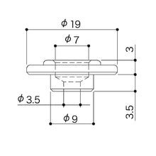 Load image into Gallery viewer, RELIC Gotoh RB20 Round String Retainer Guide for Fender® P/Jazz Bass AGED NICKEL